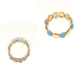 3/20$ Gold and Blue Chic Bracelet